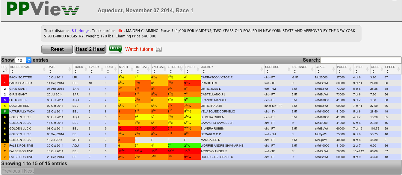 Horse Handicapping Software Ratings