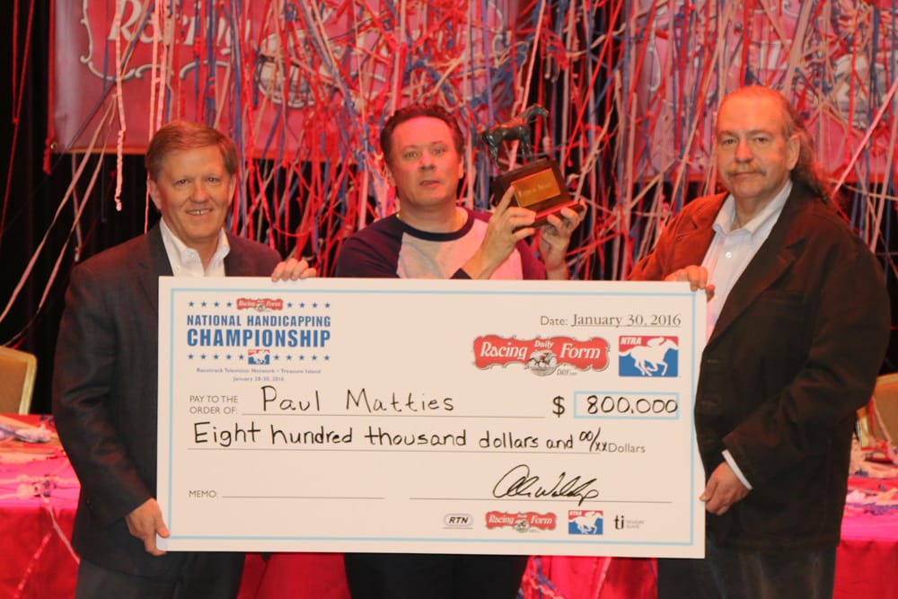 Paul Matties Wins 17th DRF/NTRA National Handicapping Championship