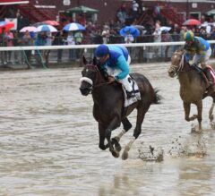 Miss Ella Enjoys Slop With Stylish Win in Caress at Saratoga