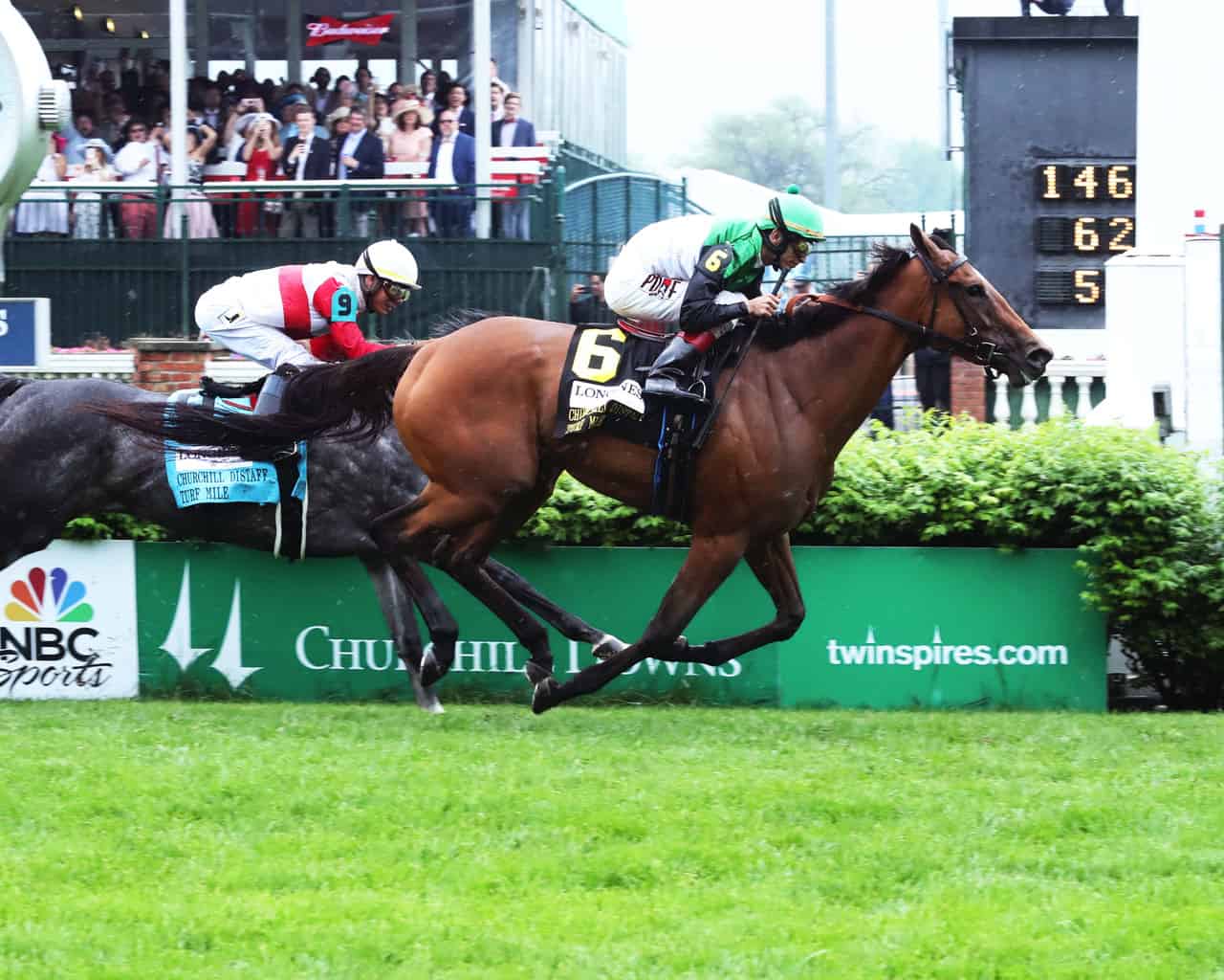 Proctor s Ledge Rallies Late Takes G2 Churchill Distaff Turf Mile