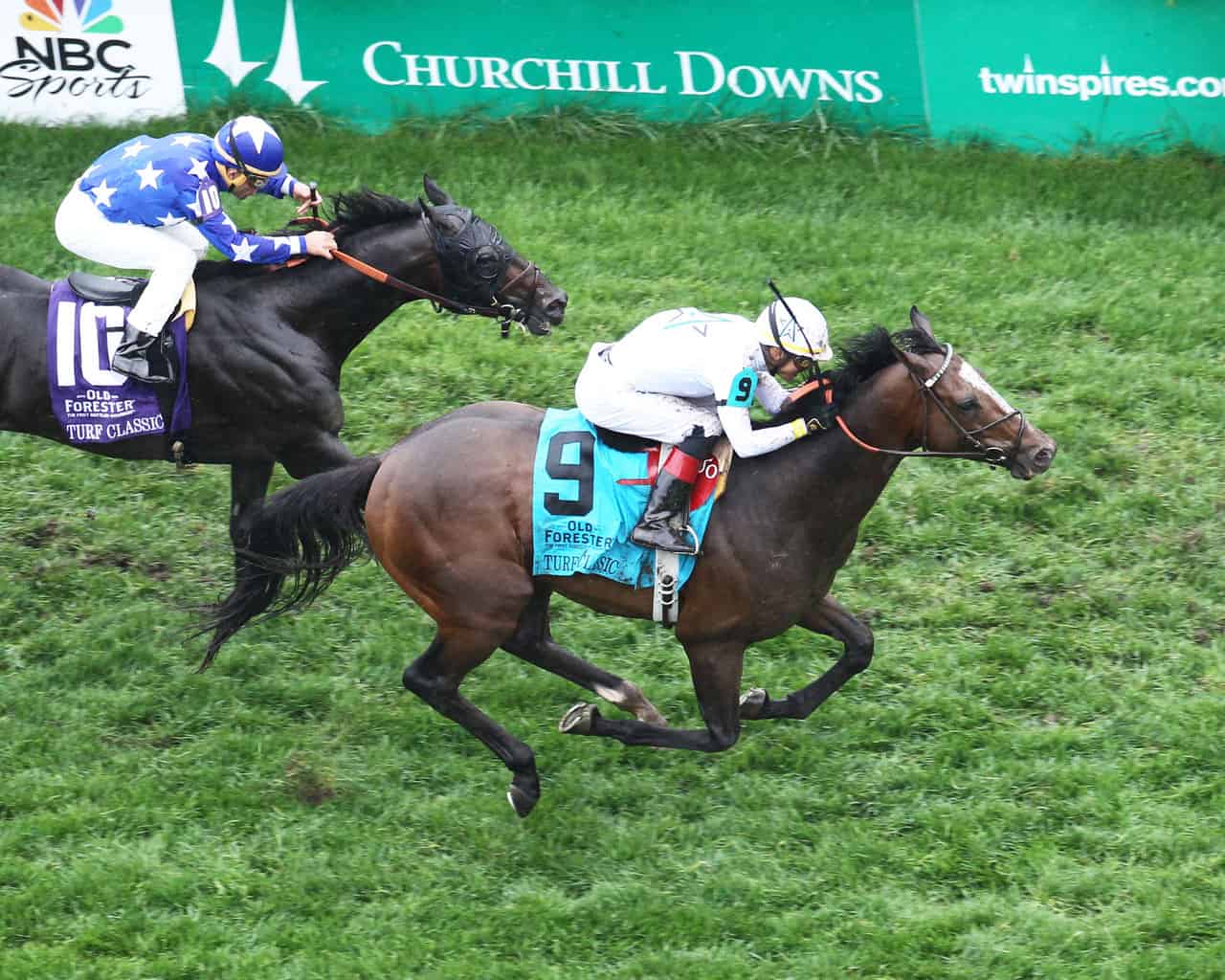 Yoshida Strikes Gold in G1 Old Forester Turf Classic