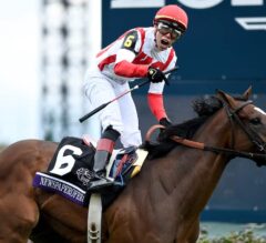 Newspaperofrecord Clears Off in Juvenile Fillies Turf