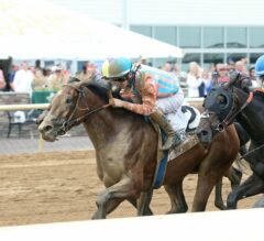 Soothsay Surges From Last To Win Indiana Oaks