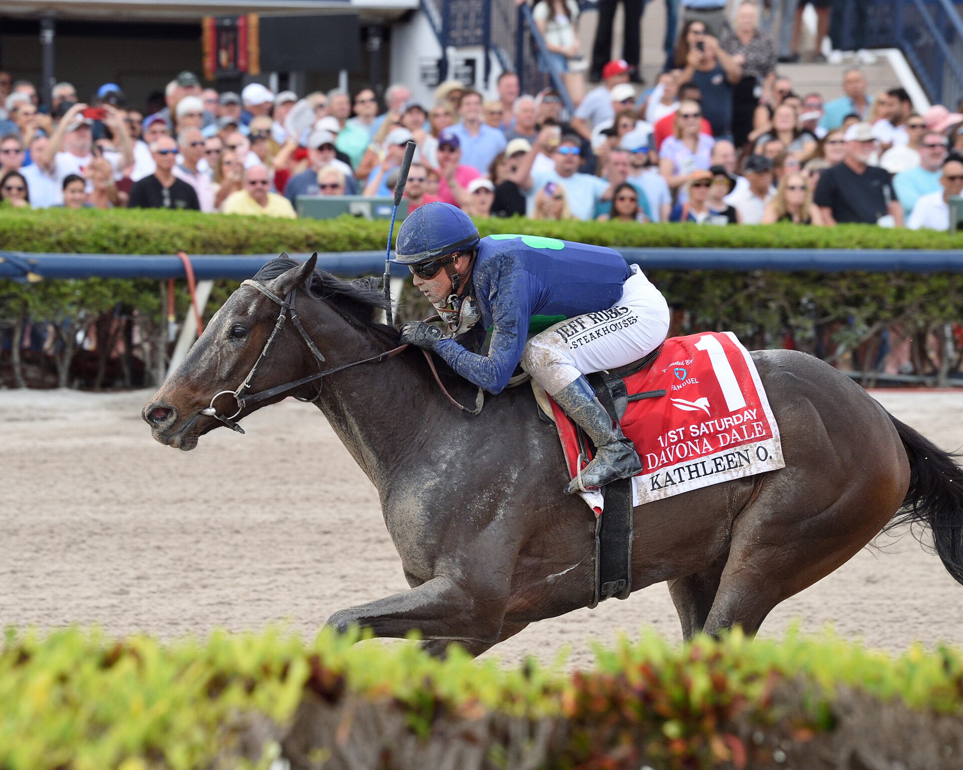 2022 Davona Dale Stakes Replay And Reaction HUGE Effort Puts Kathleen