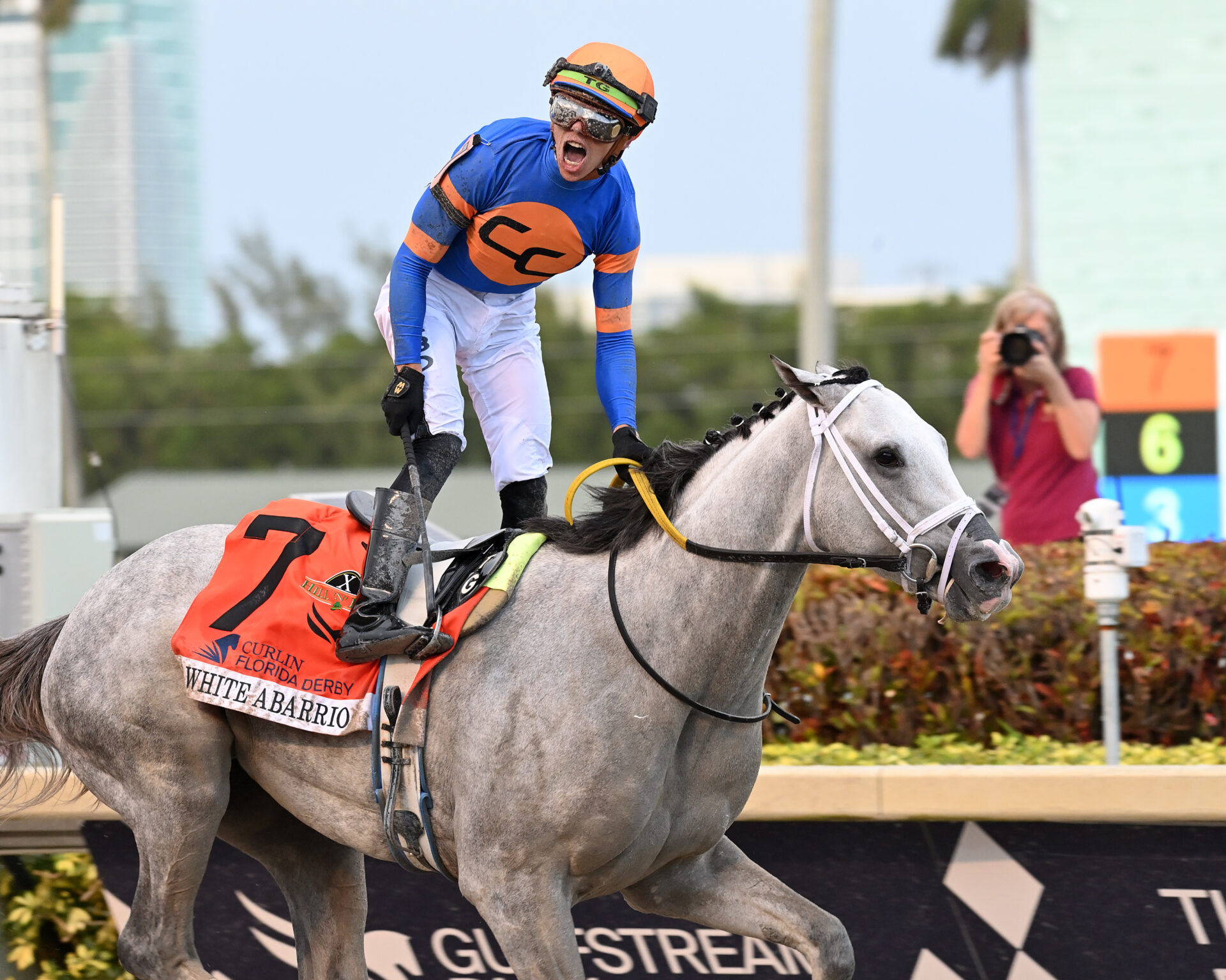 2022 Florida Derby Replay & Reaction White Abarrio Holds Strong