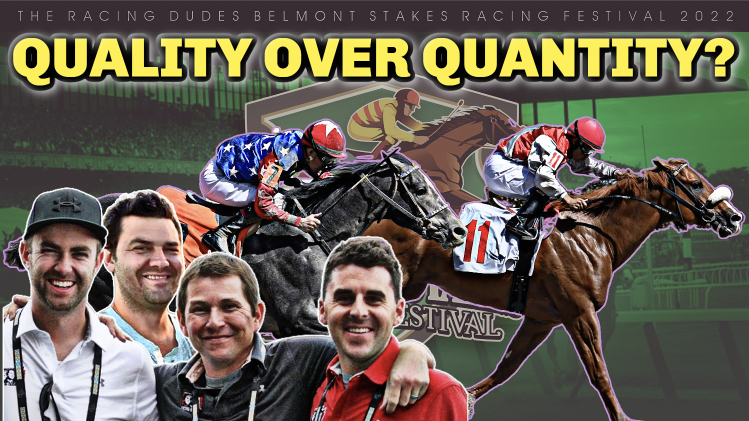 Racing Dudes' Belmont Stakes Daily Show LIVE June 8 2022 Big Stars