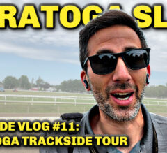 Saratoga Paddock Bar, NEW Wilson Chute Nearing Completion! | Saratoga Slim’s Backside Vlog #11