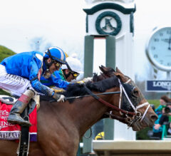 2022 Breeders’ Cup Distaff Replay | Malathaat Nips Blue Stripe, Clairiere In Thriller