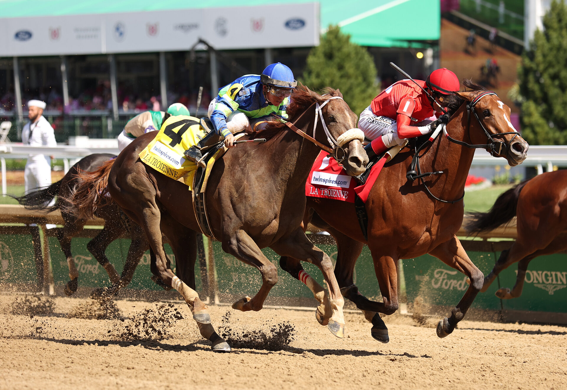 2023 La Troienne Stakes Replay  Played Hard Survives Jockey Objection,  Upsets Secret Oath - Racing Dudes