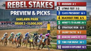rebel stakes field 2026