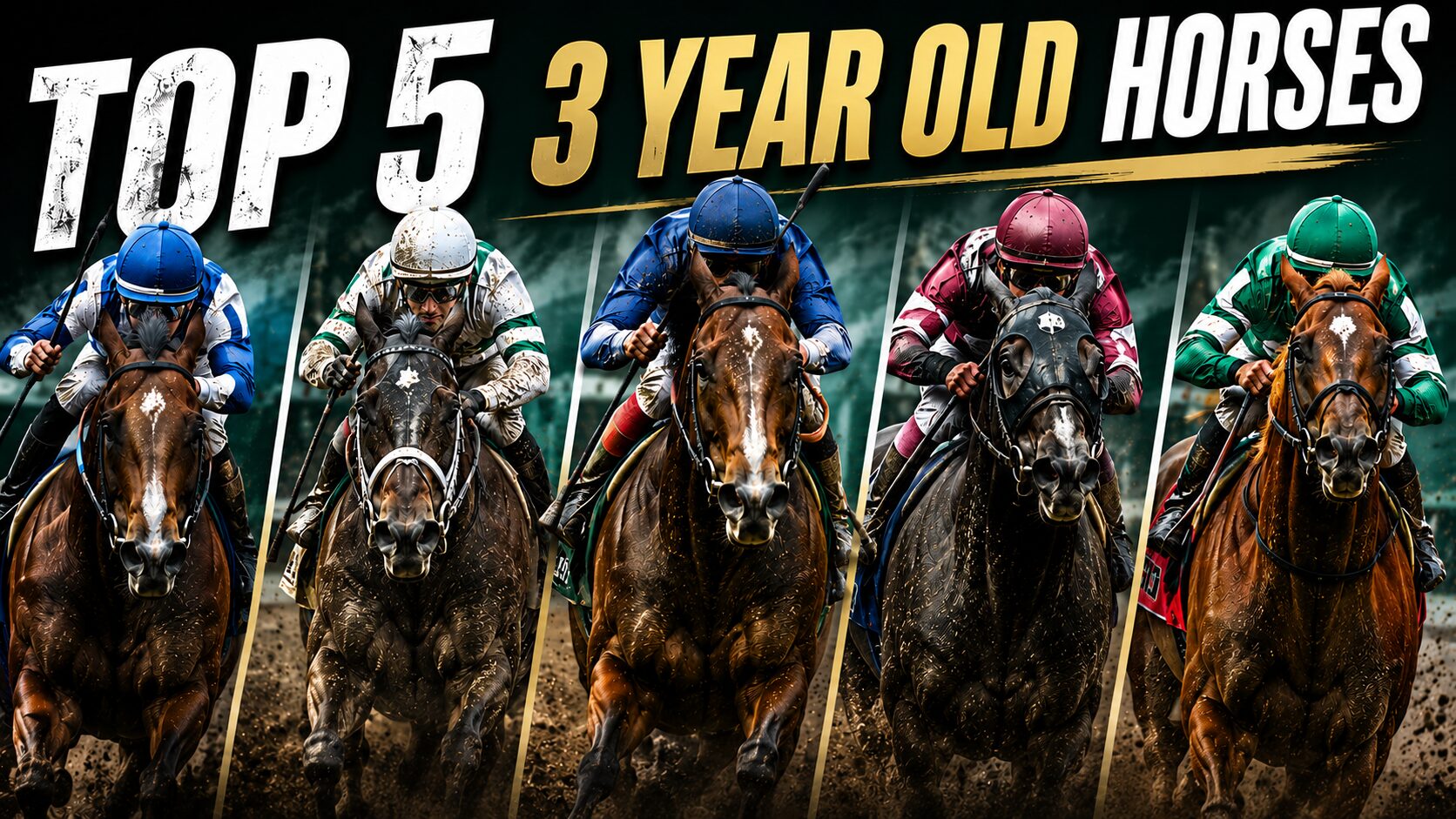 Top 5 Three-Year-Old Horses Right Now